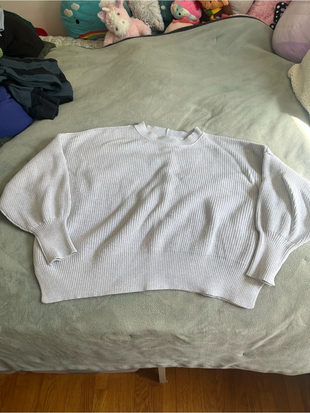 Aerie Light Blue Sweater Size Large